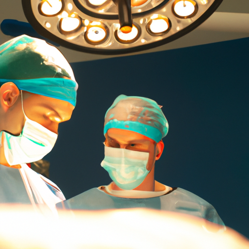 צילום של מנתח בחדר הניתוח, המדגיש את חשיבות עבודתם מצילת החיים.